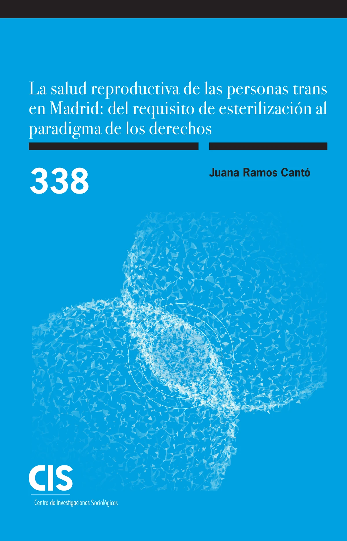 Okładka książki Juany Ramos Cantó „La salud reproductiva de las personas trans en Madrid”