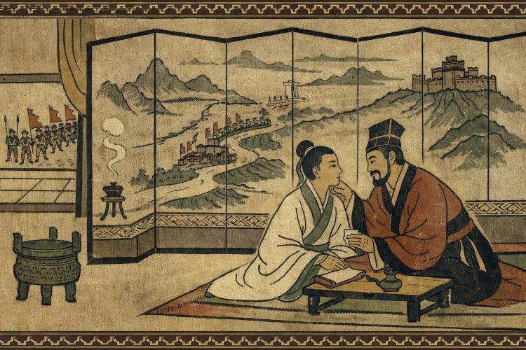 Как князь Сянь-гун послал красивого юношу к другому правителю, чтобы ослабить его двор и затем завоевать его страну