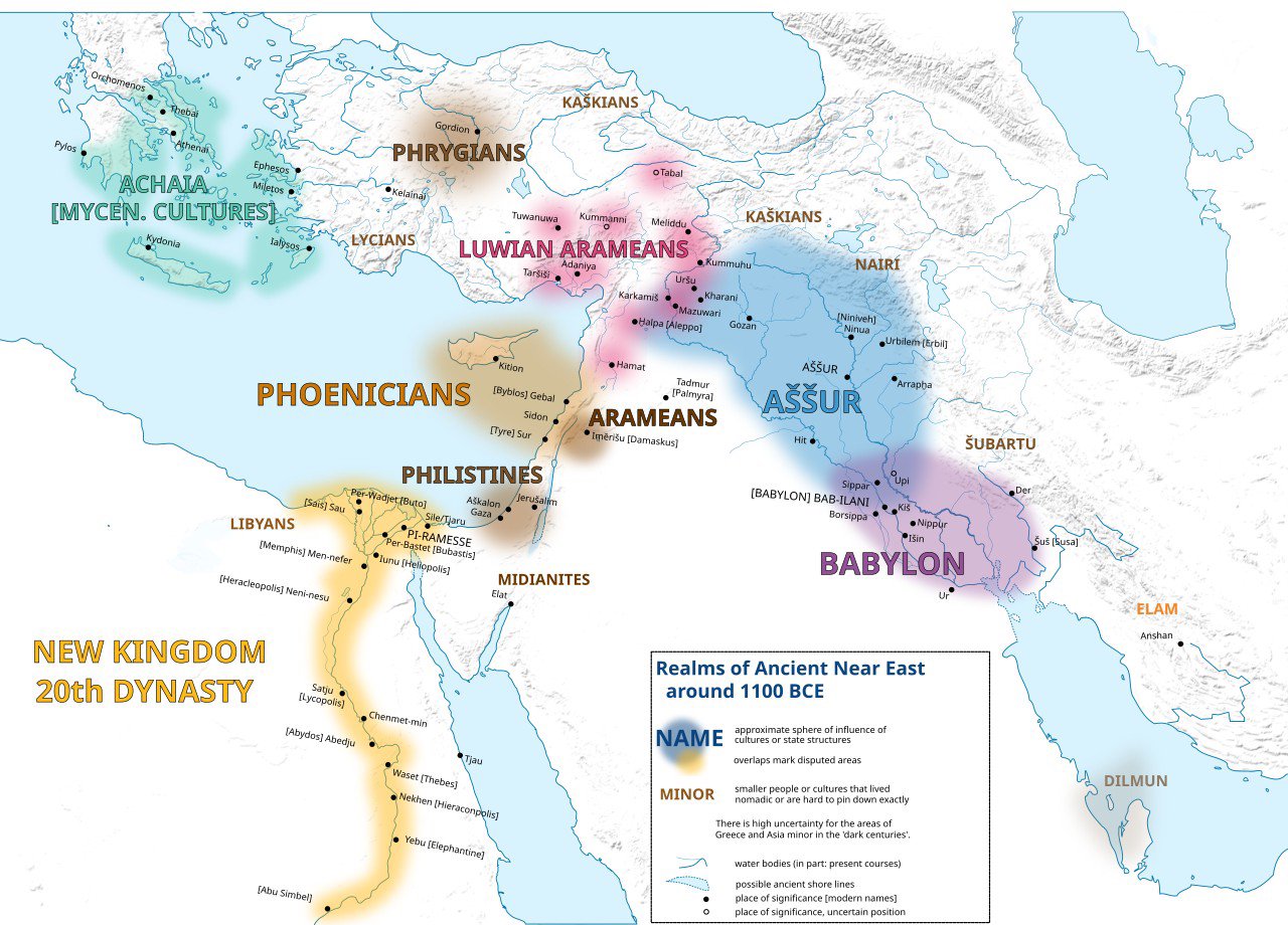 Ассирия (Aššur) в 1100 году до нашей эры
