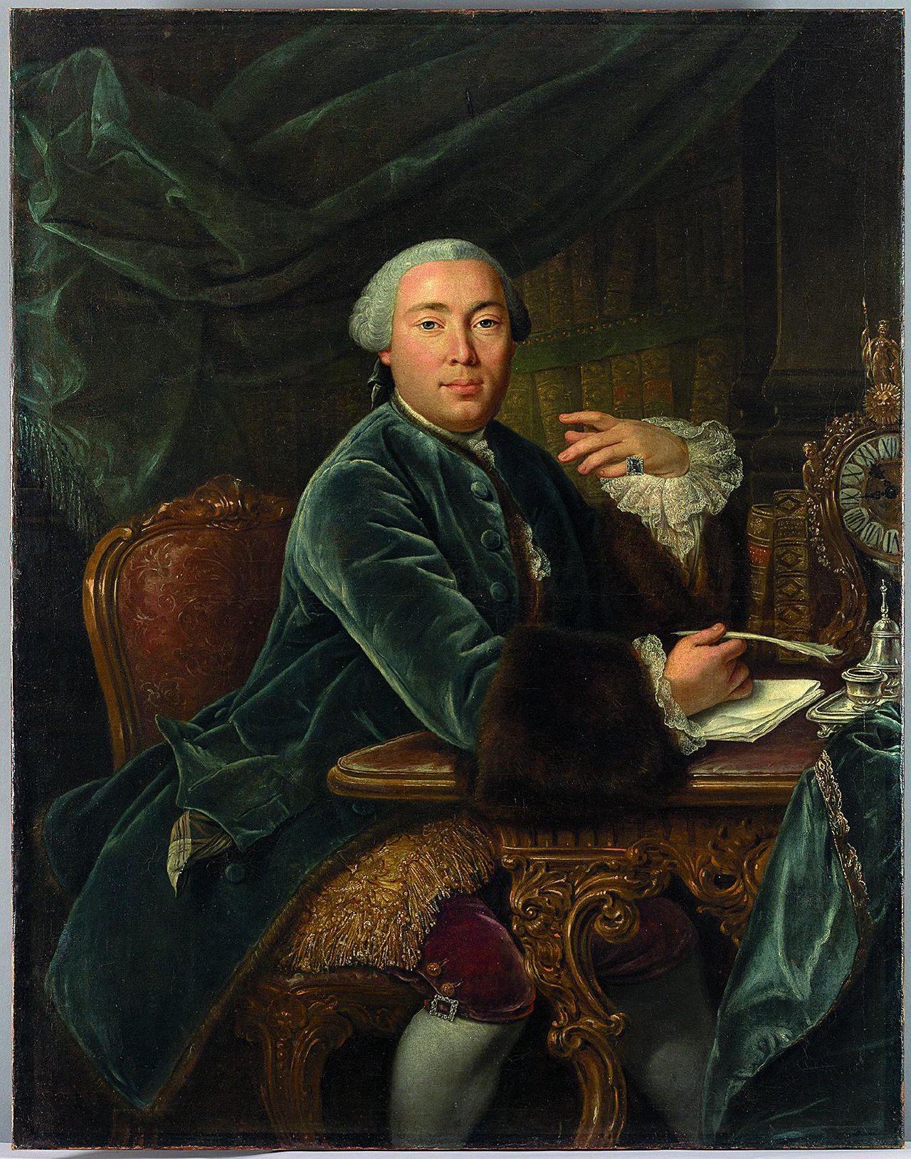 Давид Людерс, «Портрет Григория Теплова»