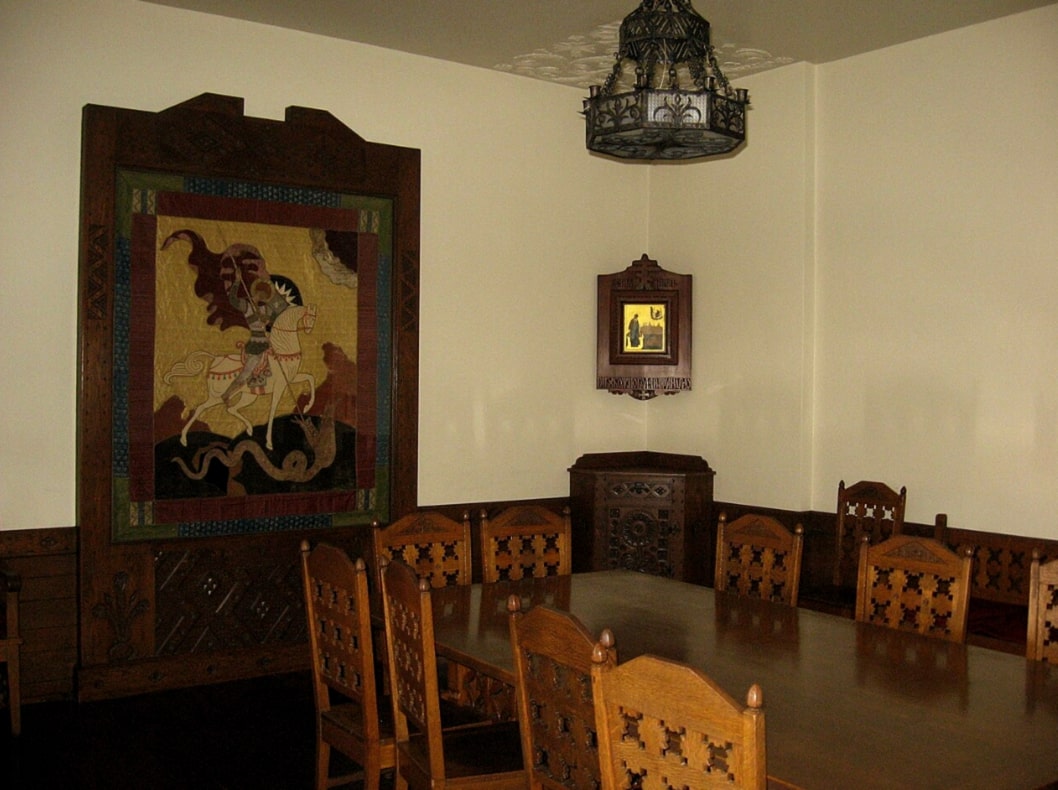 Комната русской национальности в Залах национальностей в Соборе знаний Питтсбургского университета