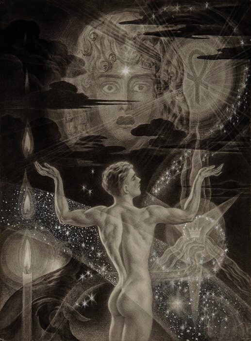 Андрей Авинов. Иллюстрация для «Гибели Атлантиды»