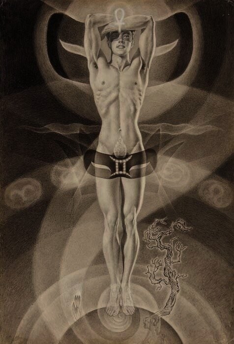 Андрей Авинов. Иллюстрация для «Гибели Атлантиды»