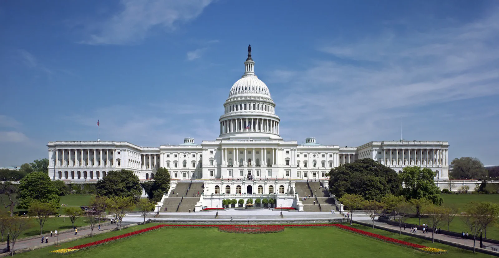 Западный фасад здания Капитолия США в Вашингтоне. Фото: Architect of the Capitol / Wikimedia Commons (Public domain)