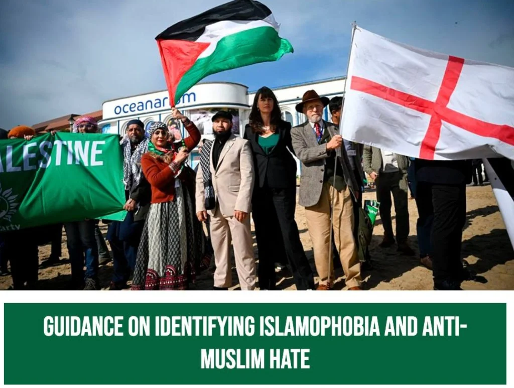 Participants at a UK Green Party event promoting guidance against Islamophobia. Photo provided by user