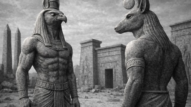 Boska homoseksualność w starożytnym egipskim micie o Horusie i Secie