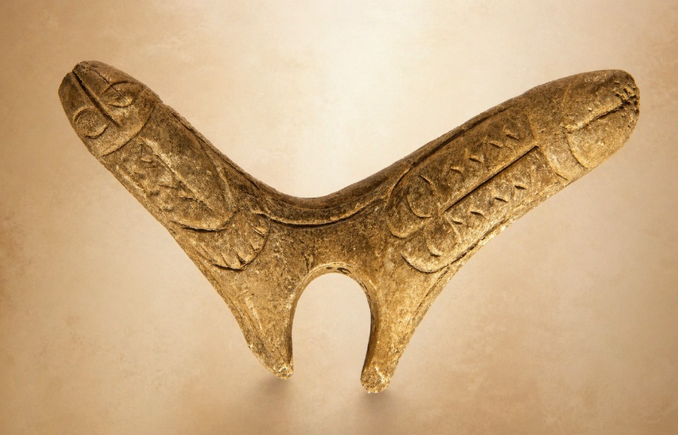 A Prehistoric Double Phallus From the Enfer Gorge
