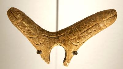 Un falo doble prehistórico del desfiladero de Enfer