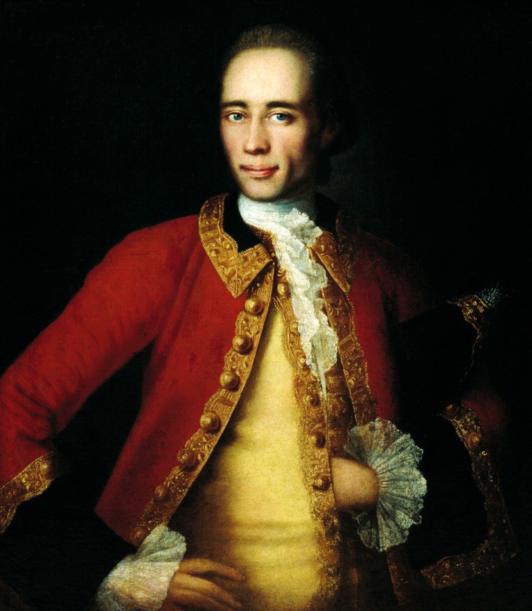 Ivan Iákovlevitch Vichniakóv, “Retrato de Matvei Semiônovitch Béguichev”, 1757. Um retrato masculino típico de meados do século 18