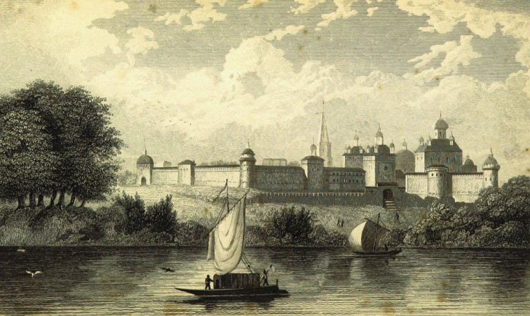 Mosteiro Makariev de Jeltovodsk, gravura de 1832