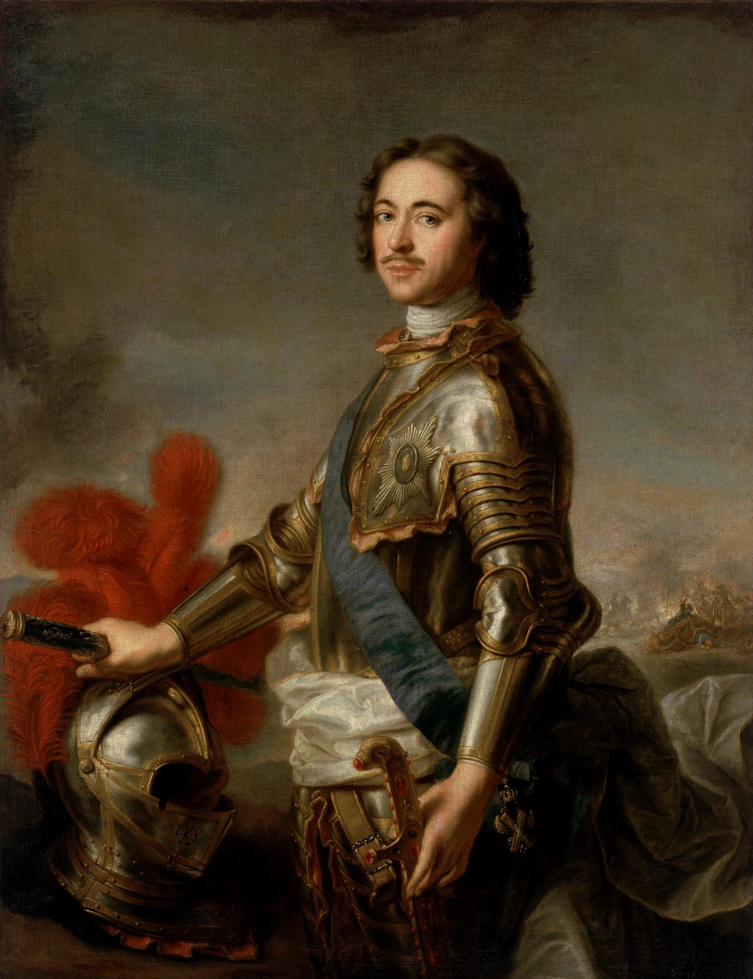 Jean-Marc Nattier, “Retrato do czar Pedro I”