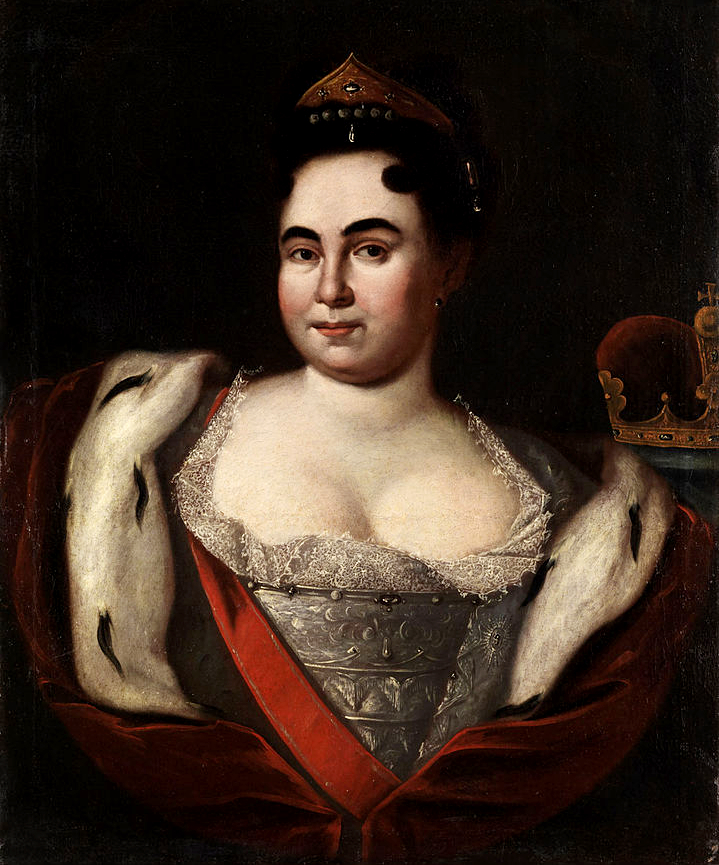 Autor desconhecido, retrato de Catarina I da Rússia