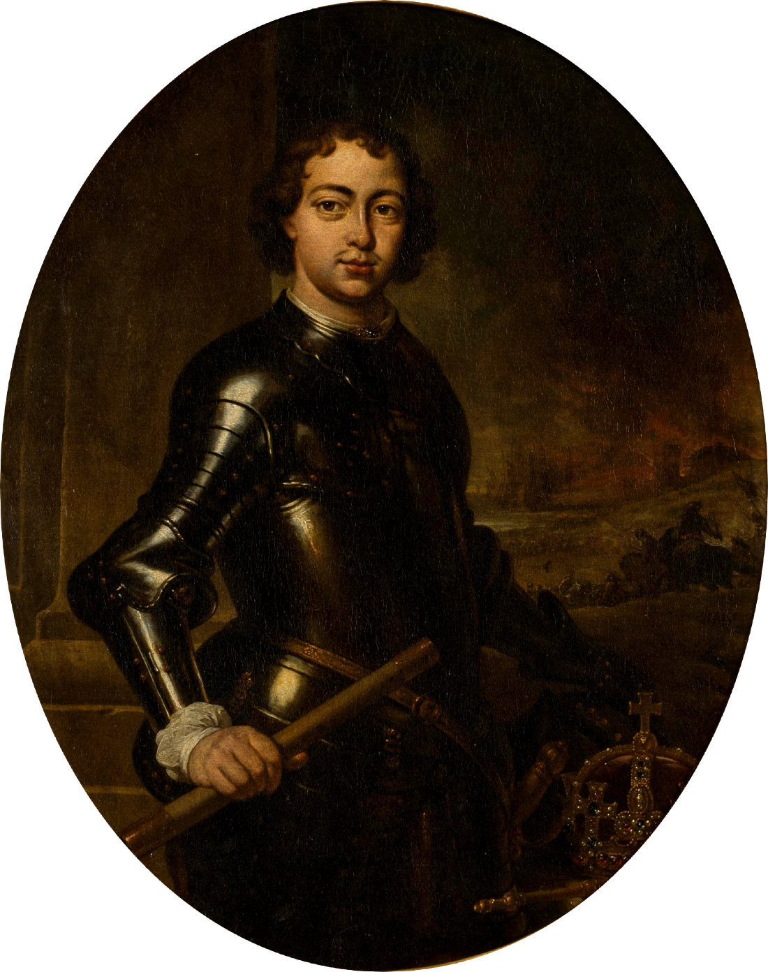 Jan Weenix, “Retrato do czar russo Pedro I”