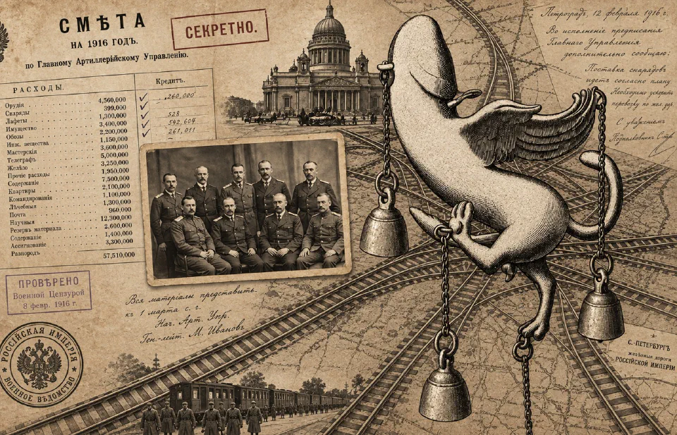 Дело 1916 года о коррупции тайного общества геев-чиновников, которые носили значок в виде золотого члена с крылышками