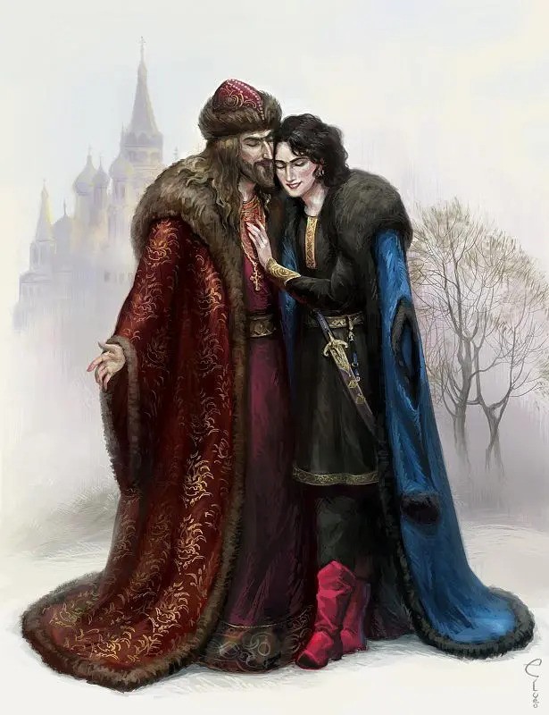 Elveo, «Korkunç İvan ve Fyodor Basmanov»