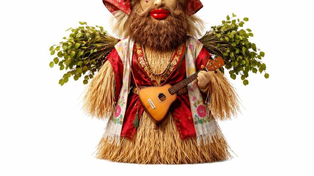 Muzhik-Maslenitsa: A Maslenitsa Figure of a Man Dressed as a Woman