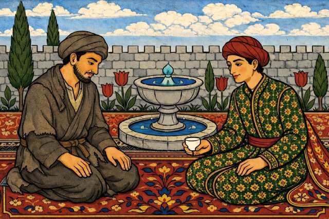 Homoerotismo no poema otomano 'O Xá e o Mendigo' de Taşlıcalı Yahya Bey