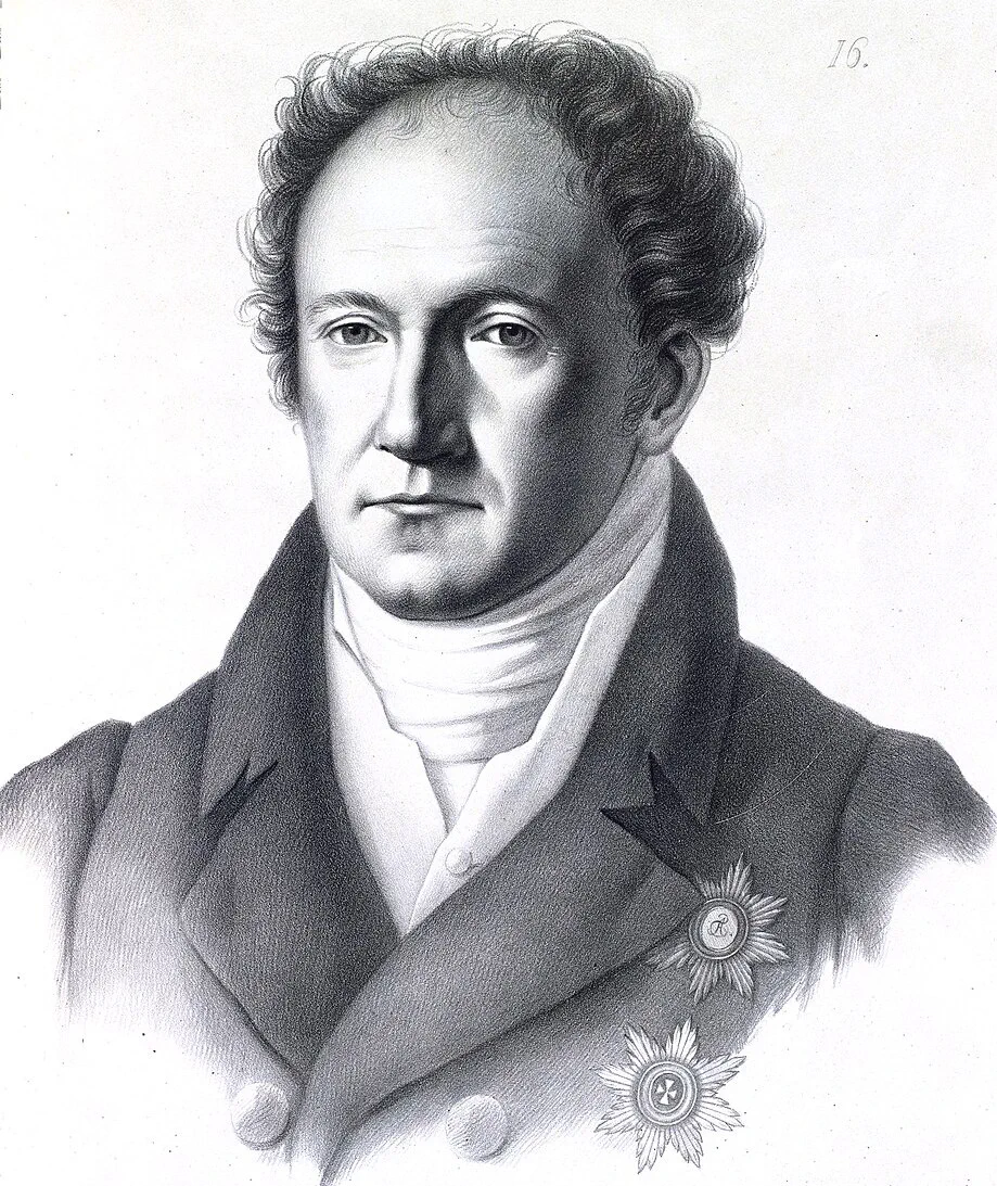 Портрет Александра Николаевича Голицына. Густав Адольф Гиппиус, 1822. Из альбома «Современники» (Санкт-Петербург).