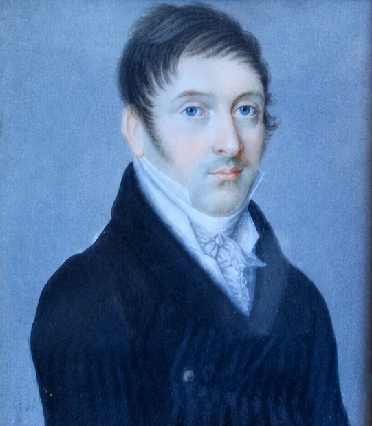 Портрет Огюста Пуаро. Неизвестный художник, 1801.