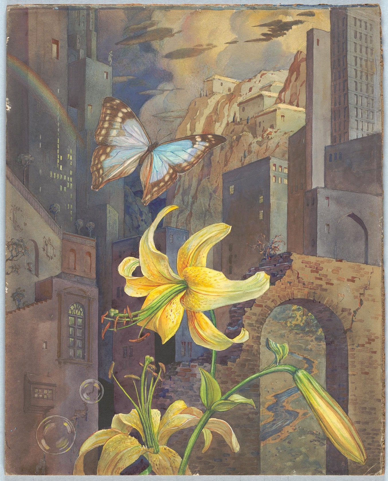 Andréi Avinoff. «Morpho: recuerdo del pasado». 1948